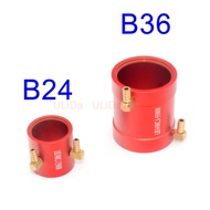 B24 B36 Aluminum Heatsink Water Cooling Jacket Water-Cooled Tube Cover for Brushless Motor 2435 2440