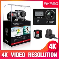 AKASO Brave 4 4K 20MP WiFi Action Camera Ultra HD with EIS 30m Underwater Waterproof Camera Remote C