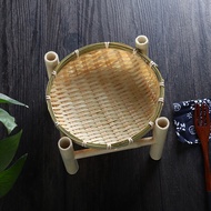 Bamboo fruit basket Fruit tray Refreshment tray Living room snack tray restaurant fruit basket Snack basket