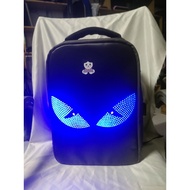 Beg galas LED Knight Motorcycle, Beg Helmet Menunggang Motosikal DI Cool Bercahaya, Beg Sukan, Devil