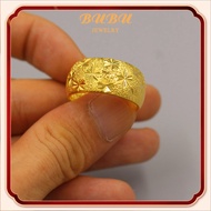 แหวนทองคำแท้ 3.2 กรัม ลายโปร่งมังกร ทองแท้ 96.5% ทอง แท้ หลุด จำนำ
