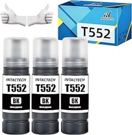 IN INTACTECH Compatible Ink Replacement for Epson T552 552 T552020-S Black Work for ET-8550 ET-8500 