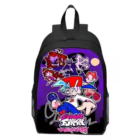 Friday Night Funkin Children's Backpack Fashion Backpack for Primary, Secondary, and High School Stu