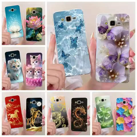 For Samsung Galaxy J7 Core Case J7Neo J7Nxt J701F New Butterfly Painted Cover Soft Silicone Case For