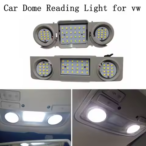 12V Car Interior Lights LED Dome Lamps Auto Accessories For Volkswagen VW Passat B6 B5 B7 CC Golf 4 