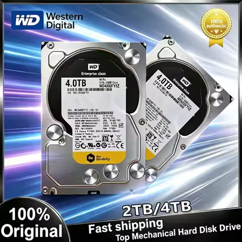 2026 WD Black Gold 4TB 2TB Red NAS Hard Disk Drive 3.5" Internal Hard Drive 5400RPM SATA 6Gb/s 64MB 