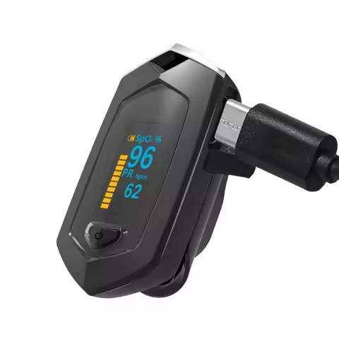 Automatic Rechargeable Blood Saturation with OLED Display for Outdoor Monitor