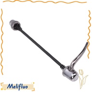 MELIFLUO 2PCS Quick Release Rear Wheel Skewer, Silver Rear Wheel Bike Trainer Quick Release Skewer, 