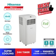 [FREE SHIPPING] Hisense 1HP Portable Aircond AP09KVG R32 Portable Air Conditioner