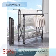 Drying Clothes Rack Folding Floor-Standing Clothes Drying Rack Balcony Multifunctional Clothes Dryin