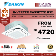 Daikin  Ceiling Cassette (wireless) R32 Ecoking Inverter - FCF-C Series FCF50C/RZF50CV