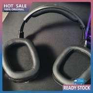 1 Pair Headset Sleeves Ultra Soft Good Noise Insulation Breathable Headphone Faux Leather Sponge Earmuffs for Logitech G633 G933