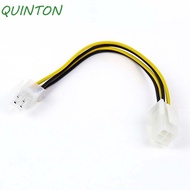 QUINTON PSU Extension Cable Male to Female 20cm 4 Pin Power Supply Power Adapter PSU Cable Extension