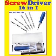 Pemutar Skru Screw Driver Screwdriver Mini Small Precision Set Repair Kit Tool Jam Tangan Clock Watc