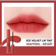 [Auth product, With stamp] 3CE Velvet Lip Tint Daffodil Matte Lipstick - Earth Red Tone