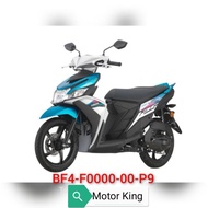 Cover Set  + Stripe Sticker Yamaha Scooter Ego Solariz (CM6 Green) 100% HLY Original Yamaha