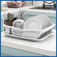 KITCHEN DISH DRAINER FLUNDRA DISH RACK WITH TRAY DISH STORAGE DRAINER PENGETUS PINGGAN REMOVABLE TRAY