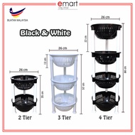 Round Multipurpose Rack SMALL / Rak Barang Serbaguna Kecil (2/3/4 Tier) / Kitchen Rack / Rak Bawang 