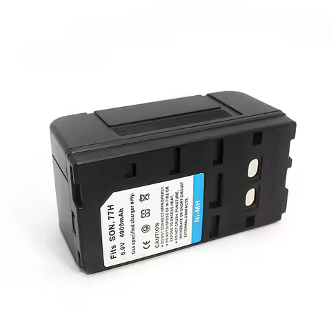 Camera Battery 6V /4000mAh for Sony NP-33 NP-55 NP-66H NP-66 NP-68 NP-98 NP-77 +Charger Rechargeable