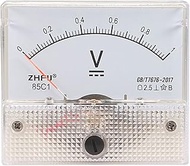 uxcell DC 0-1V Analog Panel Voltage Gauge Volt Meter 85C1 2.5% Error Margin