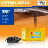 KOALA Gypsum Screws 6x1" 6x1 1/2" 6x1 1/ 4" 6x2" 6x3" 6x3/4" 1 BOX