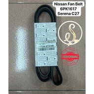(100% Original) Nissan Fan Belt 11720-5TK0B for Nissan Serena C27 FAN BELT - 6PK1617 ( 6PK1615 / 6PK