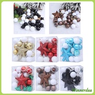 WINN 31Pcs Christmas Baubles Ornament Shatterproof Decorative Baubles For Christmas Tree Wedding Win