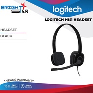 Logitech H151 Stereo Headset Black