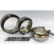 Works Engineering V-Band V Band Flange & Clamp Kit (2' / 2.5' / 3'inch)