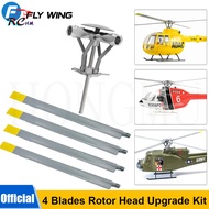 FLYWING Four blades Rotor head Helicopter Metal Rotor quick-release design Helicopter 4 blade rotor 