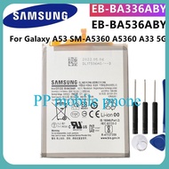 EB-BA336ABY Samsung Original Battery For Galaxy A53 SM-A5360 A5360 A33 5G EB-BA536ABY Battery 4860/
