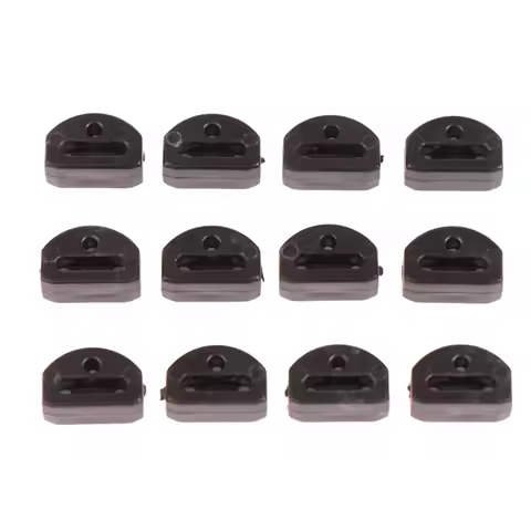 12Pcs/Set Classical Guitar String Retainer String Guide String Buckle Triple-Cornered Chord Tie For 