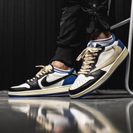 รองเท้า[TRENDX]TRAVIS SCOTT X FRAGMENT DESIGN X NIKE AIR JORDAN 1 LOW OG SP(DM7866-140) 39