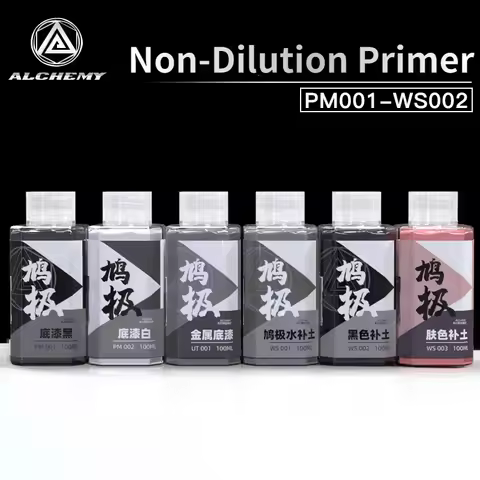 ALCHEMY 50ml/100ml PM001-WS002 Non-Dilution Primer Paint Plastic Model Color Pigment for Military Mo