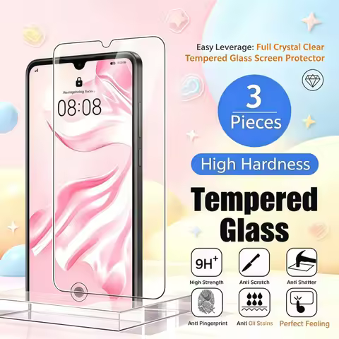 3PCS HD Tempered Glass For Huawei P20 P30 P40 Mate 20 Lite Y6 Y10 P9 P7 P Smart Z 2018 2019 Nova 3 P