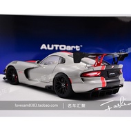 AUTOART 1: 18 DODGE VIPER SRT Gray Car Model