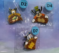 迪士尼徽章 Disney Pin 香港迪士尼 Hong Kong Disneyland 徽章交換嘉年華2024 Pin Trading Carnival 2024 - Donald, Goofy & 