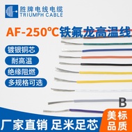Sheng Brand Teflon Silver-Plated Wire High Temperature Signal Wire Electronic Wire AF-250℃ 0.75MM 19