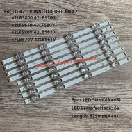 Kit/8PCs led strip for LG Innotek DRT 3.0 42 "a type B type 42lb5820 42lb5610 42lb6500 42lb5800 42lx