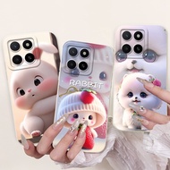 Cute Cartoon Casing For Honor X5b GFY-LX2 Cover Soft Liquid Silicone Shockproof TPU Bumper For Honor
