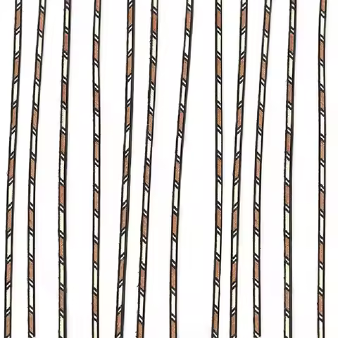 10x Guitar Strip Binding Flexible Purfling 880x2x1.5mm Inlay Luthier Wood C107