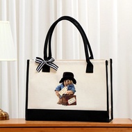 Paddington Bear's new fashionable handbag, portable gift bag, storage bag, luggage bag