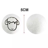 6pcs Wool Dryer Balls 5cm - Natural Fabric Softener for Laundry Reusable & Eco-Friendly Reduce Stati