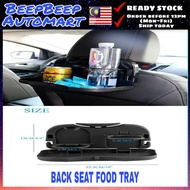 Folding Auto Cup Holder Car Back Seat Table Drink Food Tray Auto Travel Desk wira waja bezza axia sa