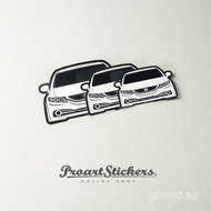 Popular PROart Original CIVIC Si FB6/FB29th Gen Civic Reflective Car Sticker Glass Fuel Tank Cap Dec