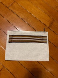 全新Loro Piana 帆布Clutch 手拿包 手袋