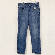 กางเกงยีนส์ Levi's รุ่น 514 ซิปหน้า สีคราม ไซส์ W32 สไตล์วินเทจ