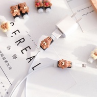 Bear Character Mobile Phone USB Cable Protection AS 887