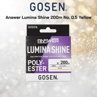 Gosen Answer Lumina Shine 200m No. 0.5 Yellow