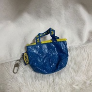 Ikea 藍色 迷你購物袋 吊飾